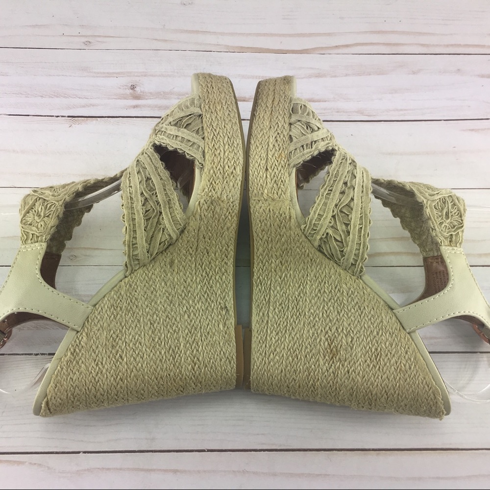 Lucky Brand Ridgeview Wedge Sandals Size 9M - Picture 3 of 8